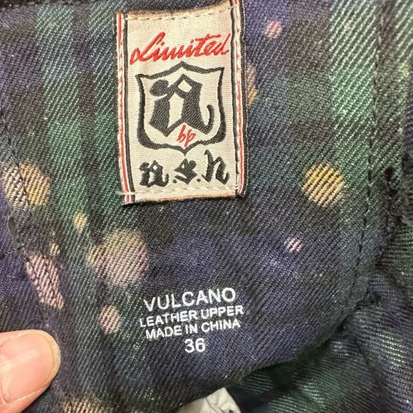 Ash Volcano Super High Top Buckle Sneaker in Black Leather in Size 6 NWT - Picture 12 of 16